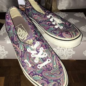 Paisley vans size 6.